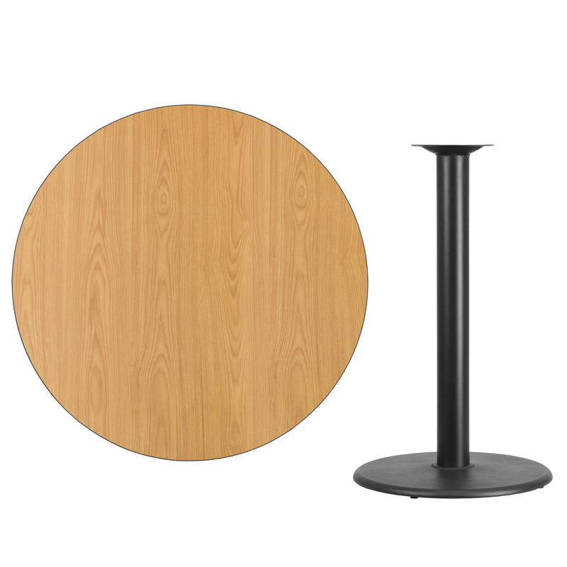 42RD NA Laminate Table-RD Base