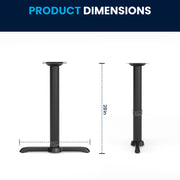 Black 5x22 Table Height T-Base