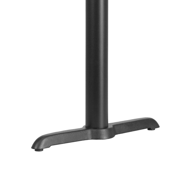 Black 5x22 Table Height T-Base