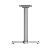 5"x22" Silver T-Base w/ Column