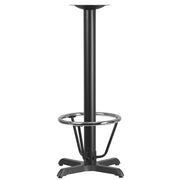Black 22x22 Bar Height X-Base