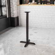 Black 22x22 Bar Height X-Base