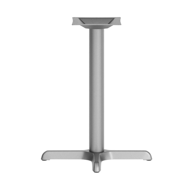 22x22 Silver X-Base w/ Column