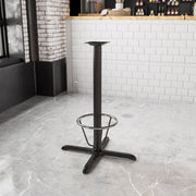 Black 30x30 Bar Height X-Base