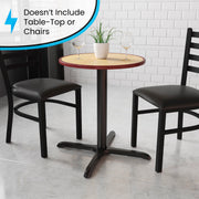 Black 30x30 Table HT X-Base