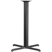 Black 33x33 Bar Height X-Base