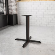 Black 33x33 Table HT X-Base