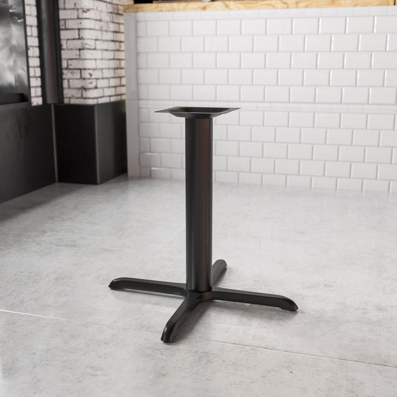 Black 33x33 Table HT X-Base
