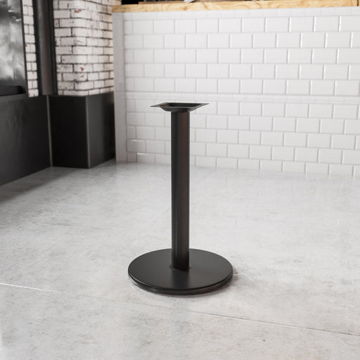 Black 18 RND Table Height Base