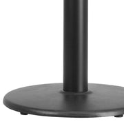 Black 18 RND Table Height Base