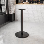 Black 24 RND Bar Height Base