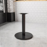 Black 24 RND Table Height Base