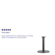 Black 24 RND Table Height Base