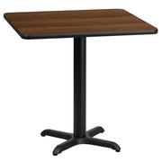 24SQ WA Laminate Table-X-Base