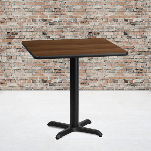 24SQ WA Laminate Table-X-Base