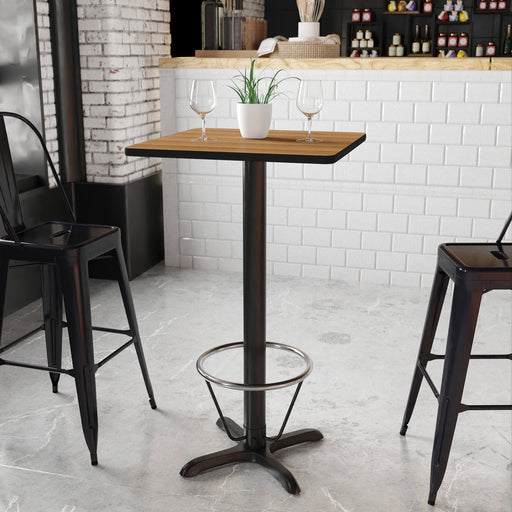 24SQ WA Laminate Table-X-Base