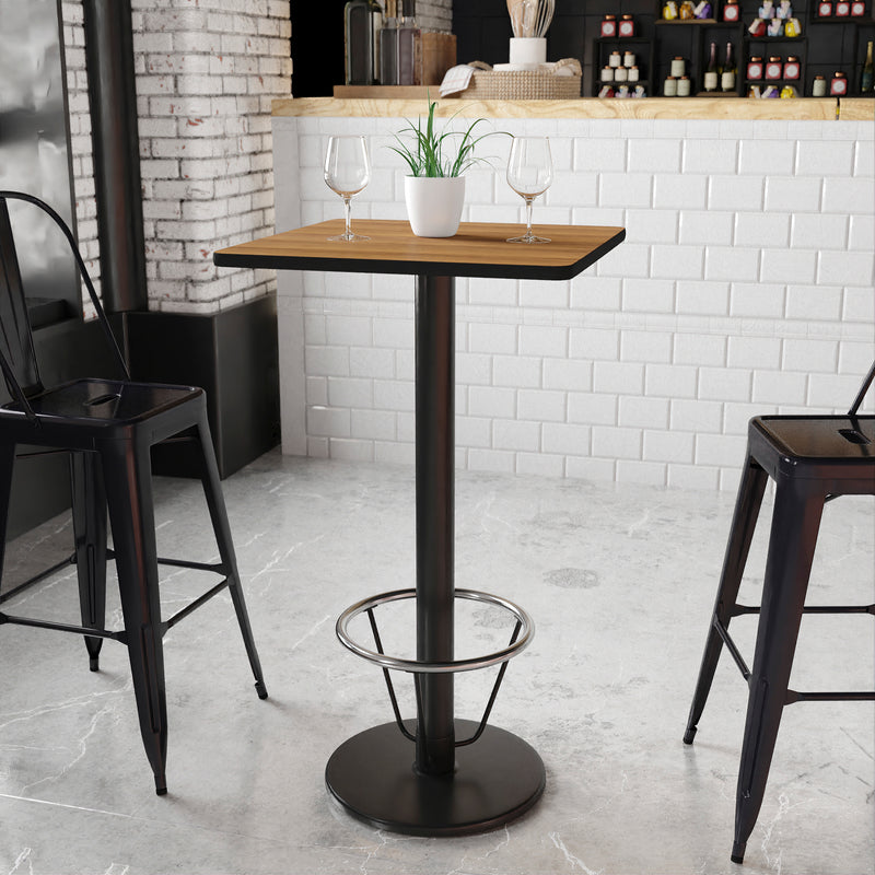 24SQ WA Laminate Table-RD Base