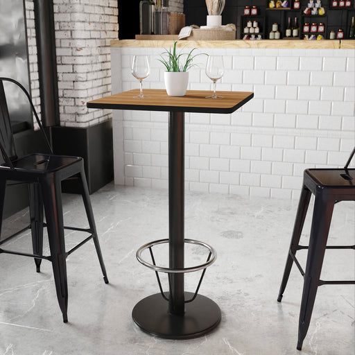 24SQ WA Laminate Table-RD Base