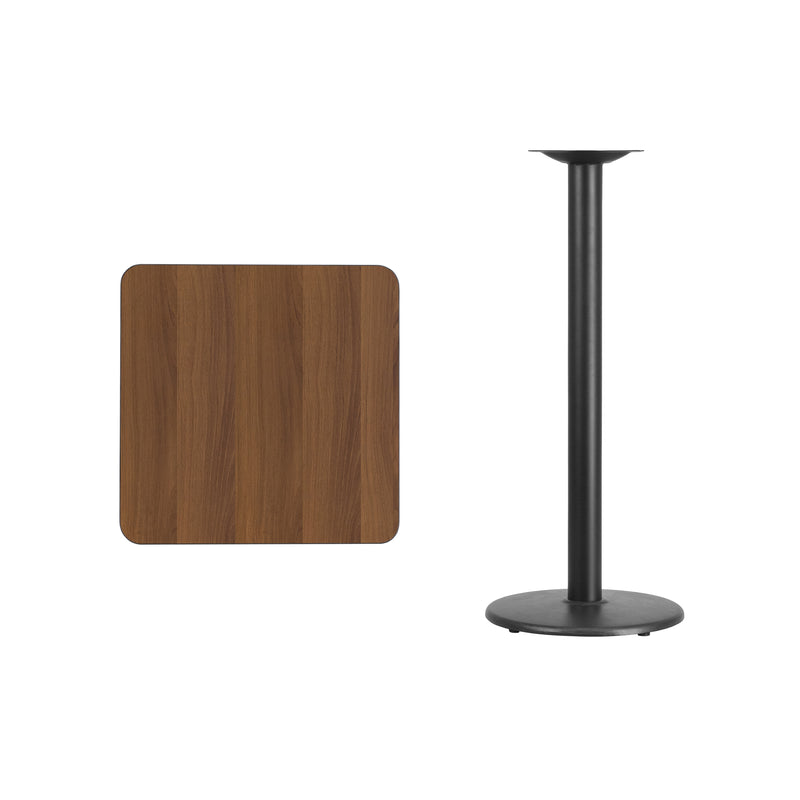 24SQ WA Laminate Table-RD Base