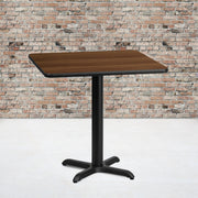 30SQ WA Laminate Table-X-Base
