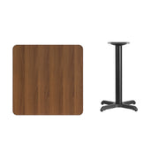 30SQ WA Laminate Table-X-Base