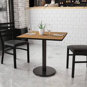 30SQ WA Laminate Table-RD Base