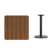 30SQ WA Laminate Table-RD Base
