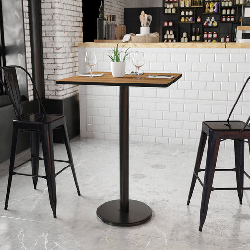 30SQ WA Laminate Table-RD Base