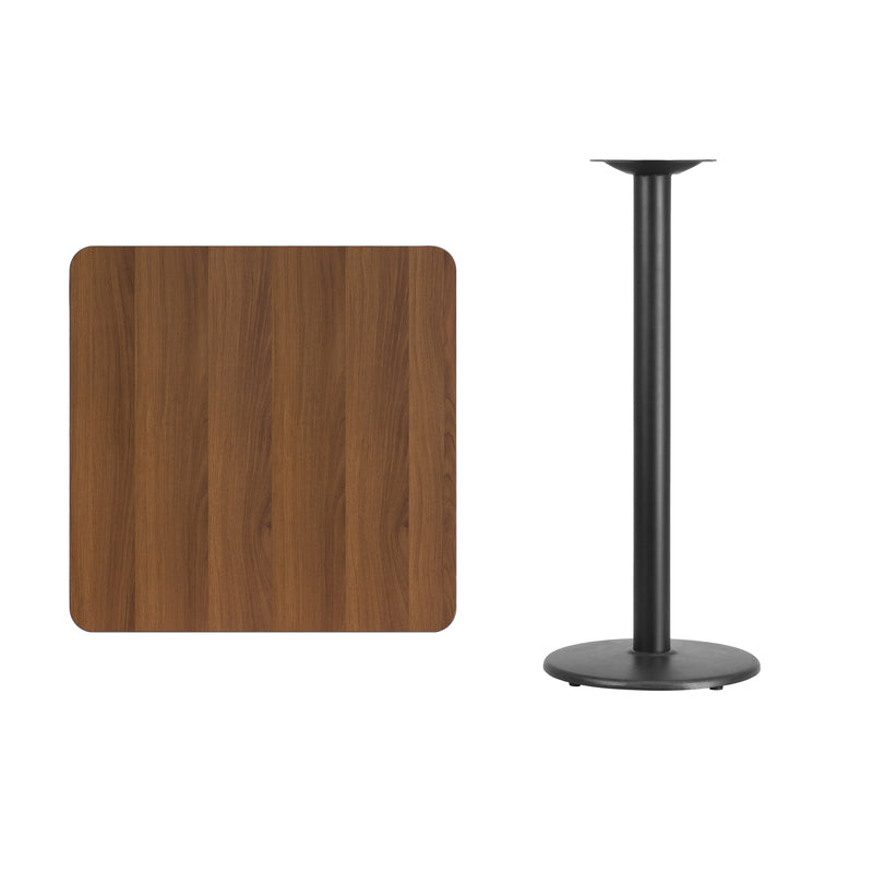 30SQ WA Laminate Table-RD Base