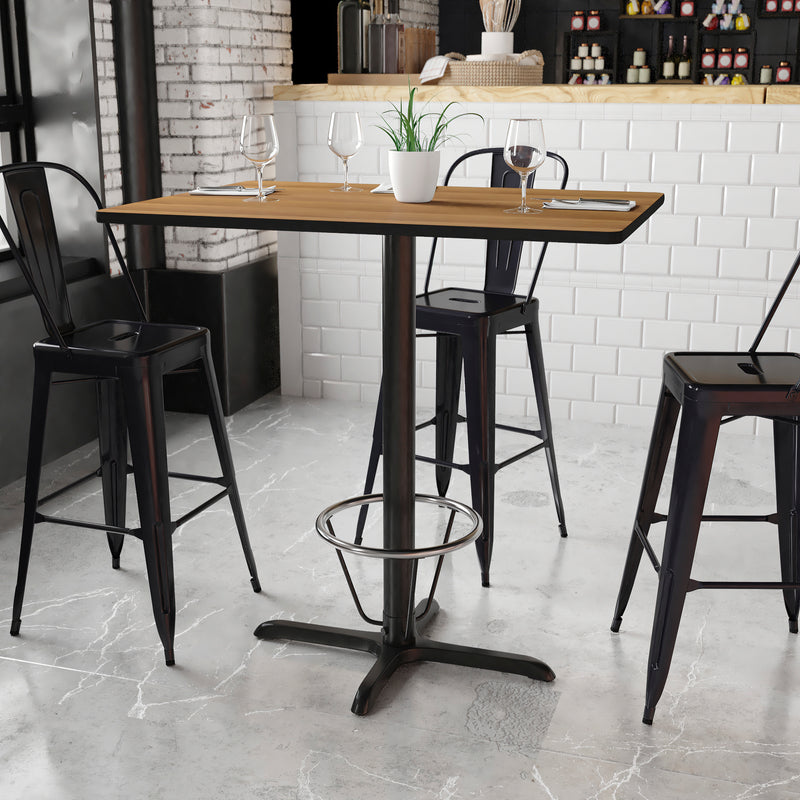 30x42 WA Laminate Table-X-Base