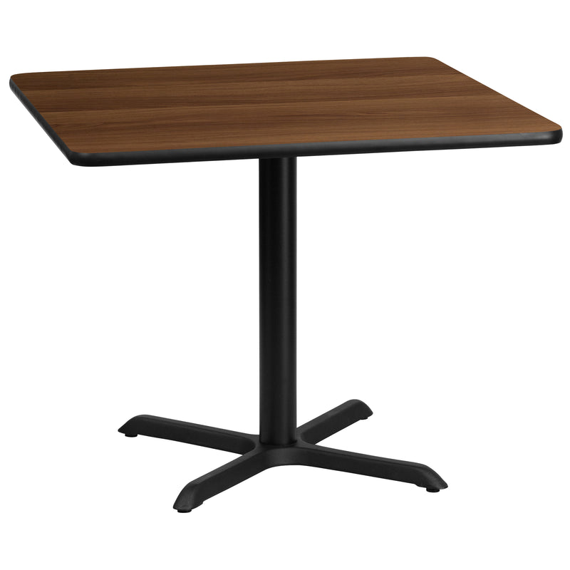 36SQ WA Laminate Table-X-Base