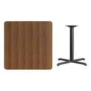 36SQ WA Laminate Table-X-Base