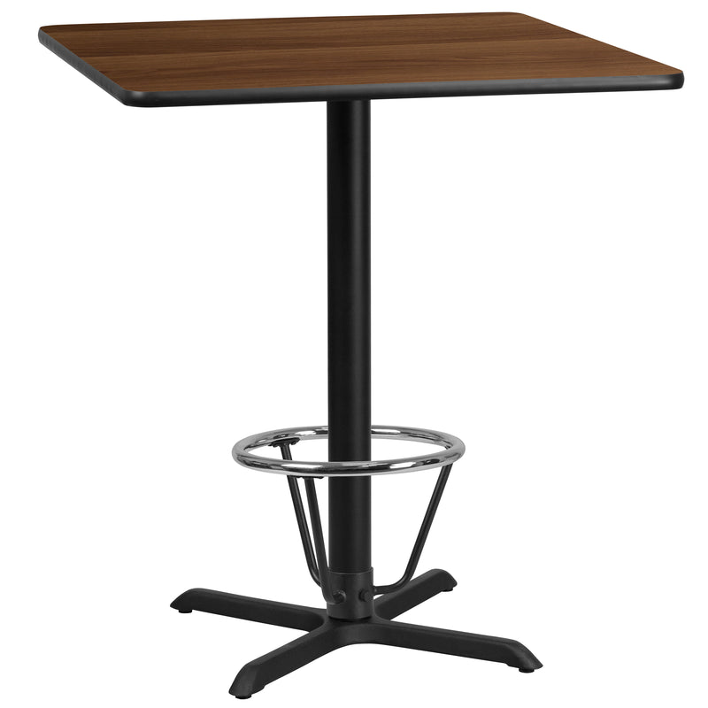 36SQ WA Laminate Table-X-Base