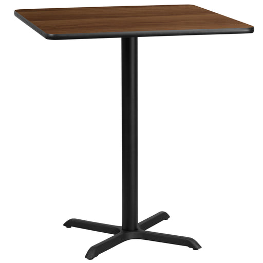 36SQ WA Laminate Table-X-Base