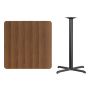 36SQ WA Laminate Table-X-Base