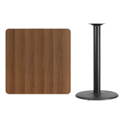 36SQ WA Laminate Table-RD Base