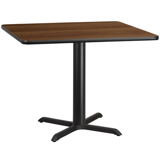 42SQ WA Laminate Table-X-Base