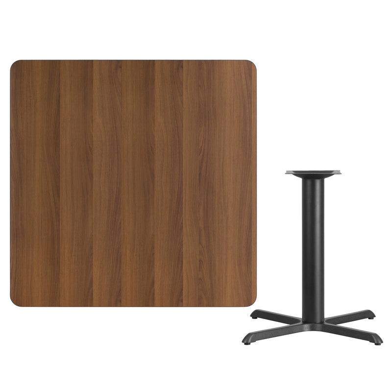42SQ WA Laminate Table-X-Base