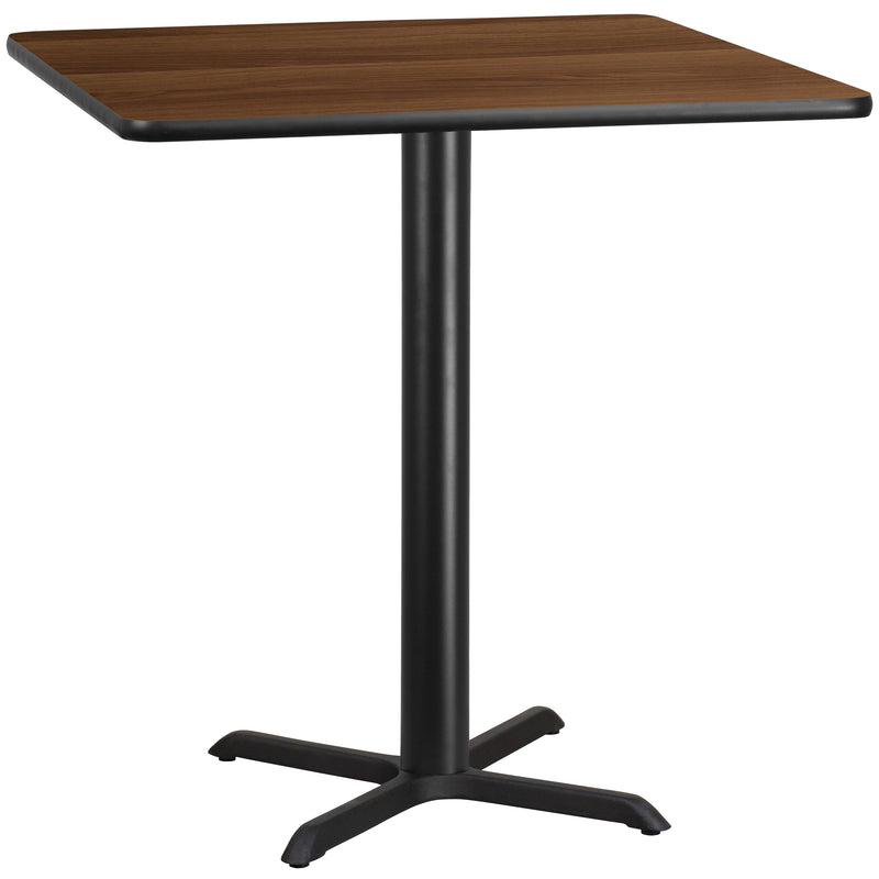 42SQ WA Laminate Table-X-Base