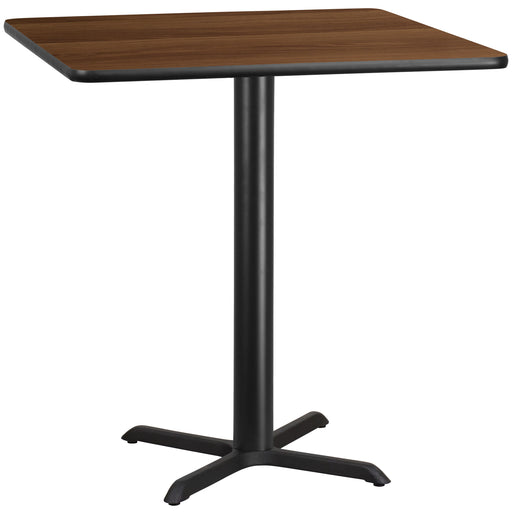 42SQ WA Laminate Table-X-Base