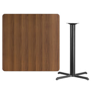 42SQ WA Laminate Table-X-Base