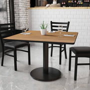 42SQ WA Laminate Table-RD Base