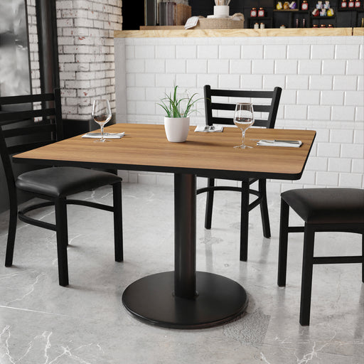 42SQ WA Laminate Table-RD Base