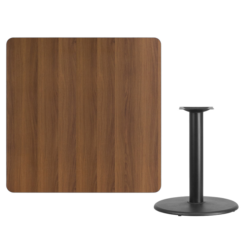 42SQ WA Laminate Table-RD Base