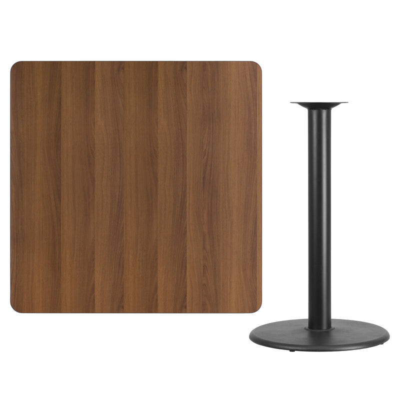 42SQ WA Laminate Table-RD Base