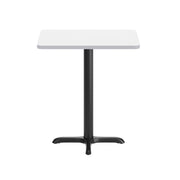24x30 White Table Top & X Base