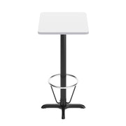 24x30 White Table Top & X Base