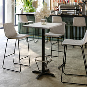 24x30 White Table Top & X Base