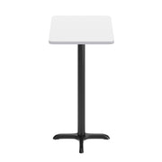 24x30 White Table Top & X Base