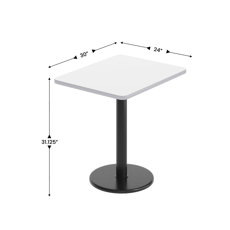 24x30 WH Table Top & RD Base